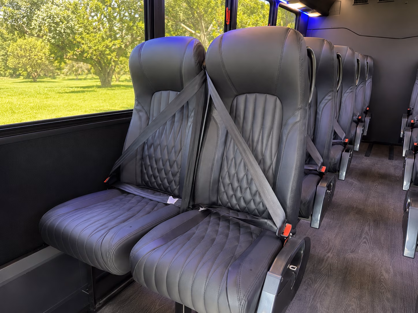 20 passenger minibus interior