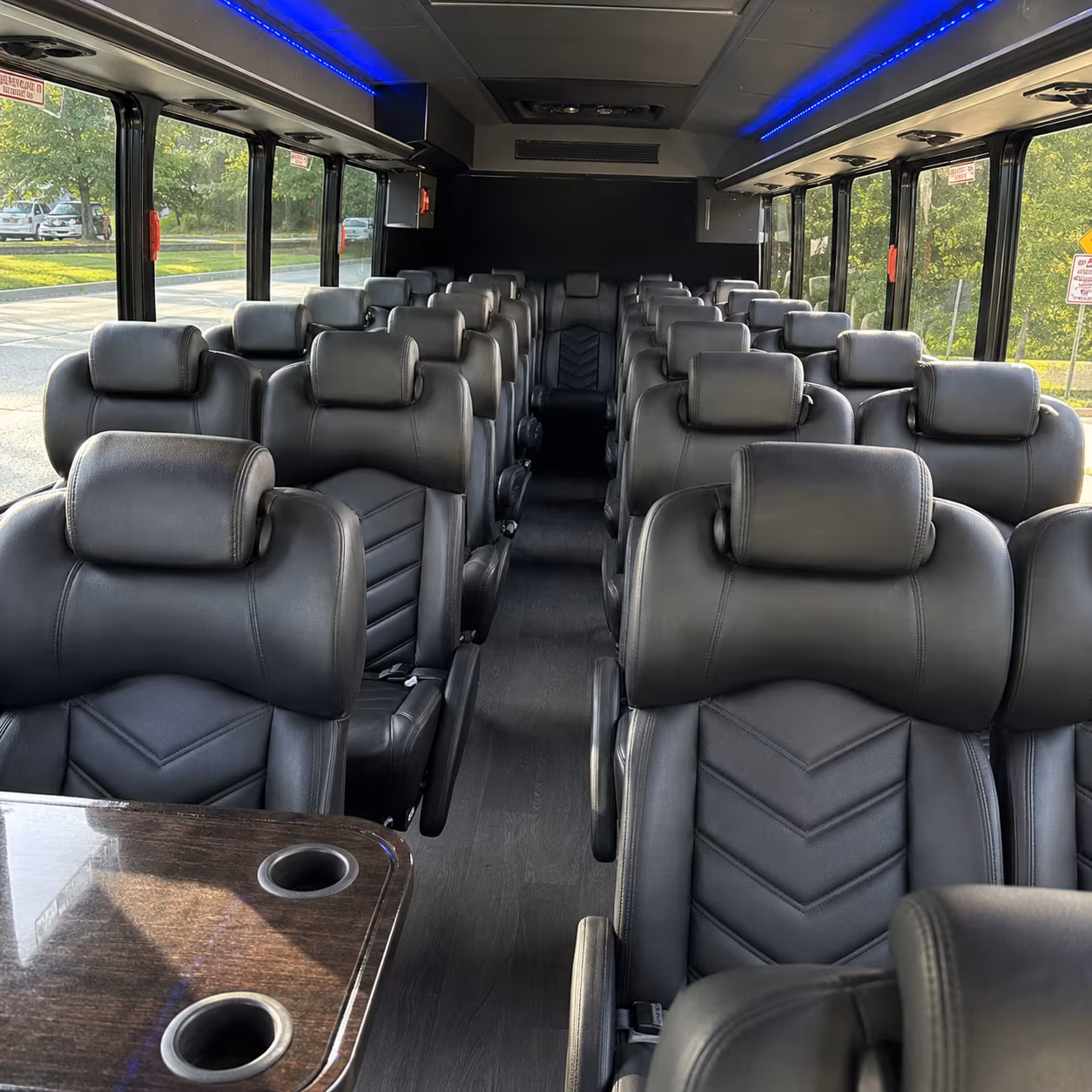 oklahoma city 30 passenger minibus interior
