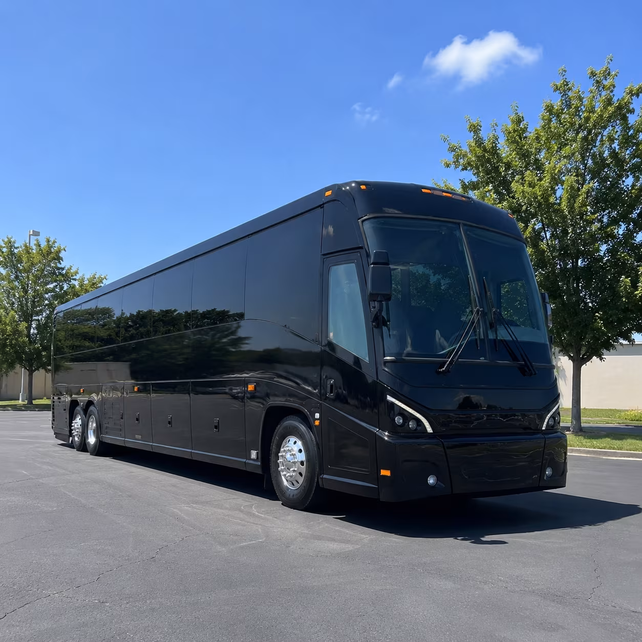 oklahoma city 56 passenger charter bus
