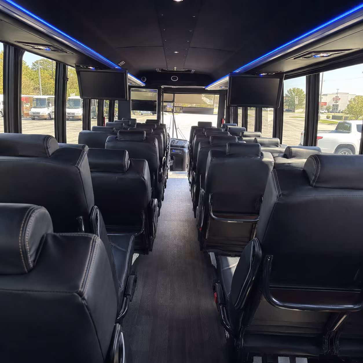 oklahoma city bus rental service area