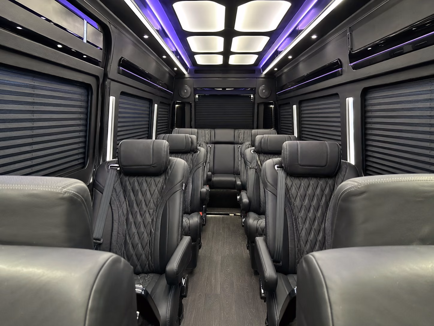 sprinter van with driver inside